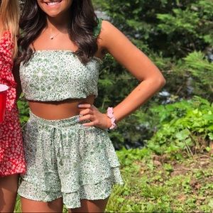 Crop Top and Short Set